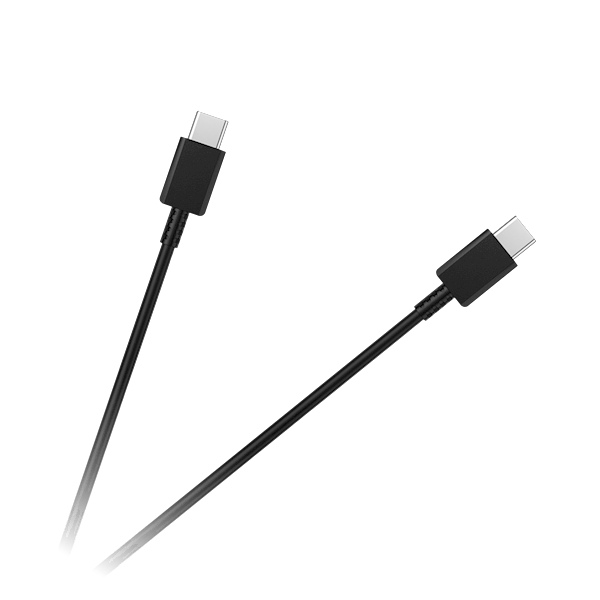 Kabel USB-C wt/wt USB-C 0,5m czarny