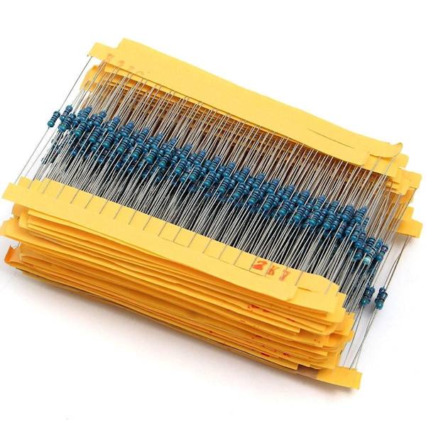 Rezystor 1/4W zestaw 1%  600szt.