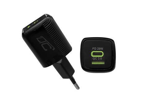 Ładowarka USB-C 5-12V PD 20W czarny