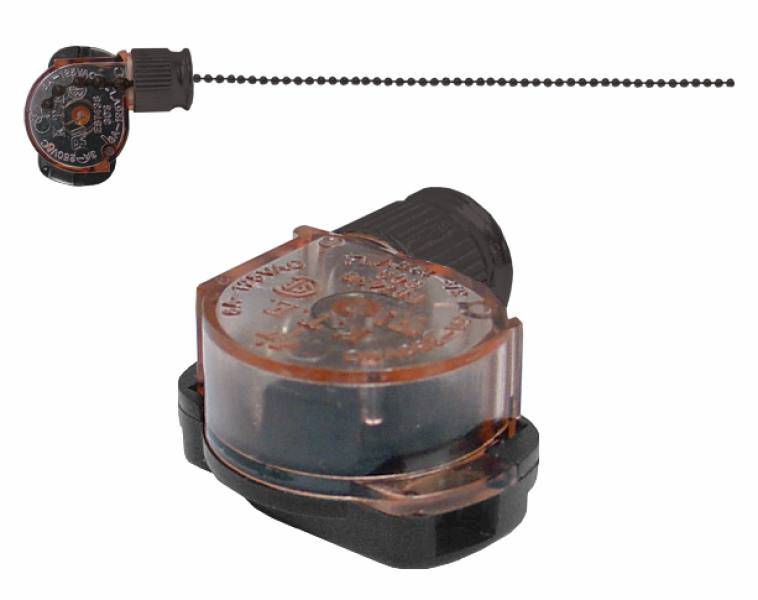 Przełącznik łańcuszkowy czarny, 3A 250V.