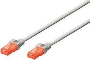 Przyłącze patchcord UTP cat6; 10m; szary