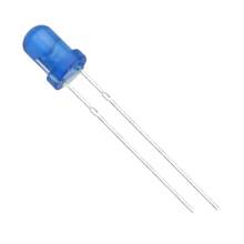 Dioda LED niebieski 5mm  matowa