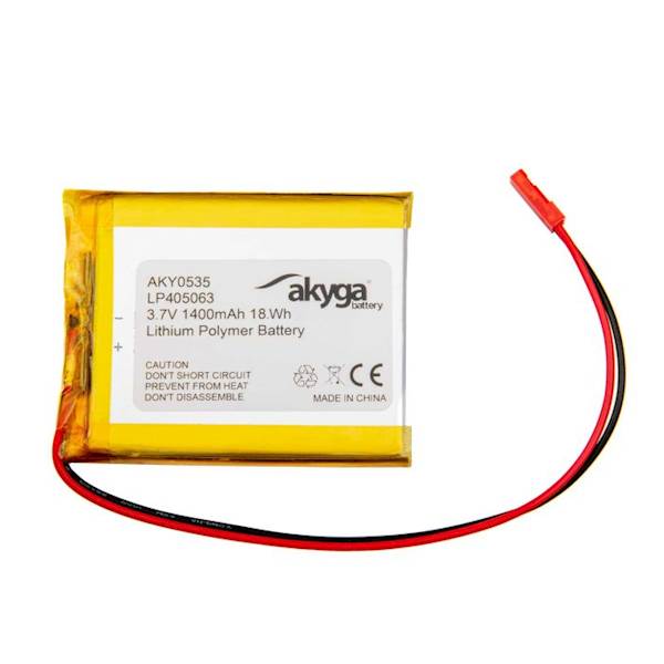 Akumulator Li-Po 1400mAh 3,7V 63x50x4mm