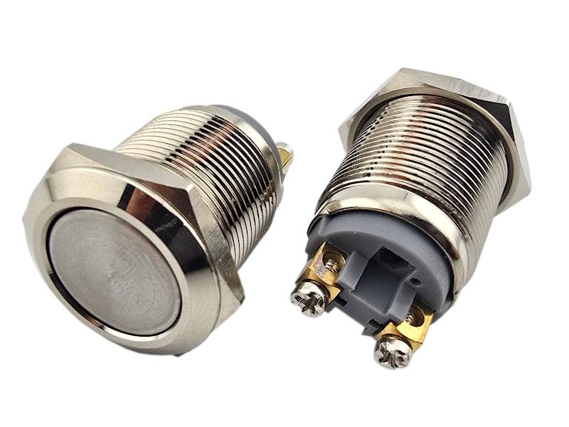 Przycisk bistabilny PBW19AS 2A 36V płaski