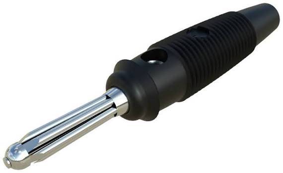 Banan; wtyk 4mm 60V=/30V~ 30A czarny lub czerwony
