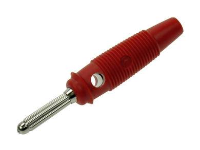 Banan; wtyk 4mm 60V=/30V~ 30A czarny lub czerwony