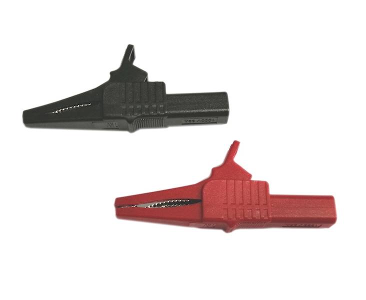 Krokodylek izolowany l=85mm czarny lub czerwony