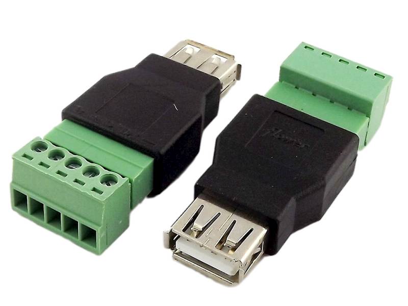 USB-A Gniazdo na przewód 5pin szybkozłącze ARK