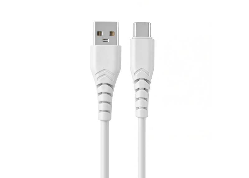 Kabel USB-C wt/wt USB-A 2m biały
