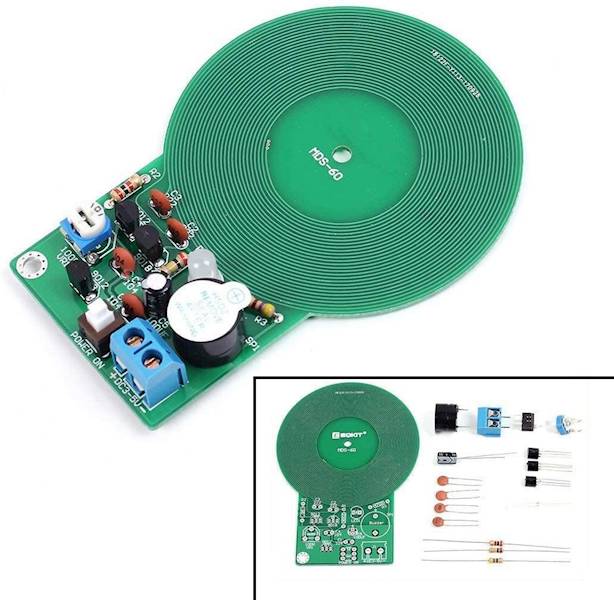 Zestaw KIT Wykrywacz metalu 3-5V 