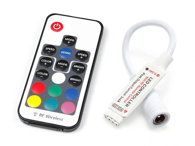 Sterownik do taśm RGB RF (17przycisków) 6A