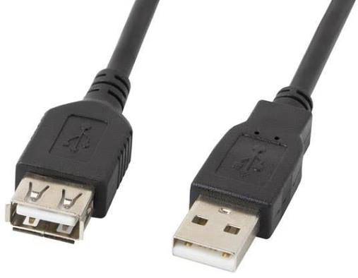 Kabel USB-A wt/gn USB-A 0,7m  przedłużacz