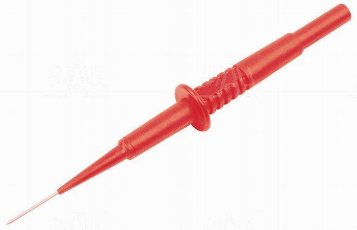 Sonda pomiarowa 1mm gn.4mm CAT II 1000V, 1A czerw.