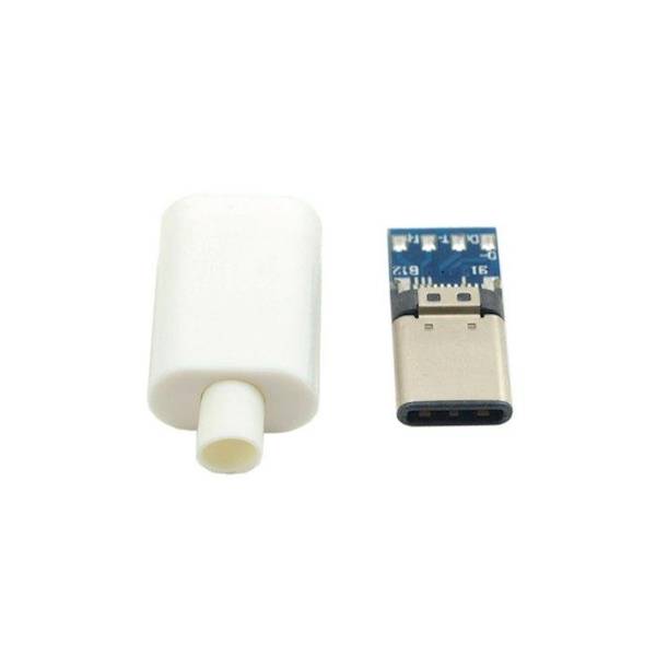 USB-C typ C 3.1 wtyk montowany na kabel