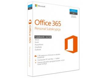 Microsoft Office 365 Personal PL P2 1Y 1 Użytkowni