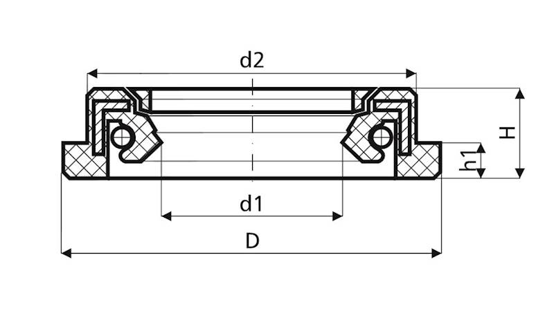 uszczelniacz 25x37,7/41,2x4,2/7
