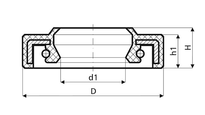 uszczelniacz 28x40x5,5
