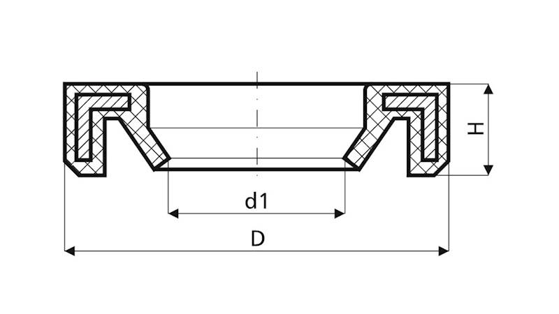 uszczelniacz 20x26x2