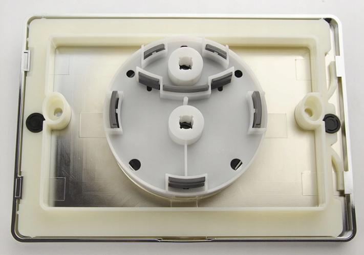 przycisk spustowy 2-funkcyjny Sanit S-703 biały