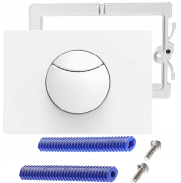 przycisk spustowy 2-funkcyjny Sanit S-703 biały