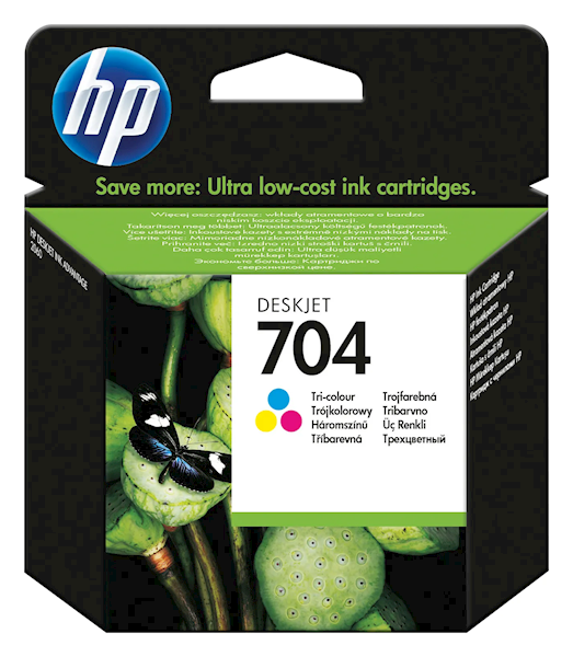 TUSZ HP 704 ORYGINAL KOLOR