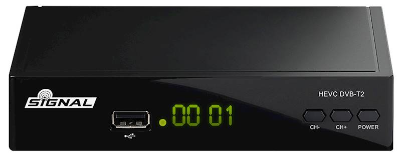 DEKODER SIGNAL T2-BOX DVBT-2 HEVC