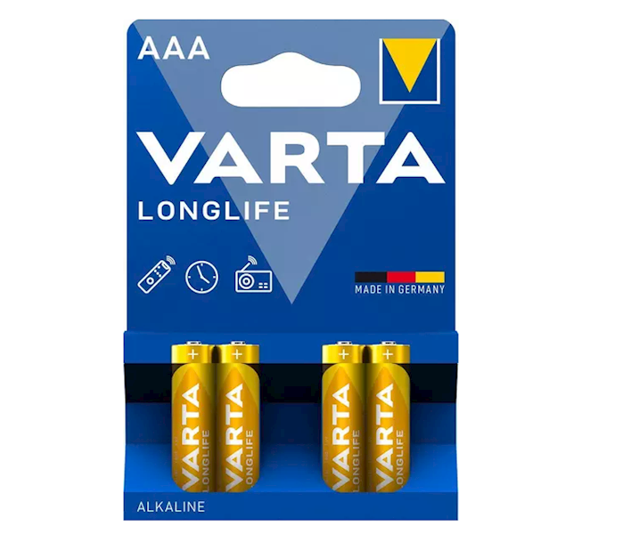 BATERIA VARTA LONGLIFE LR03/AAA 1,5V ALKAICZNA