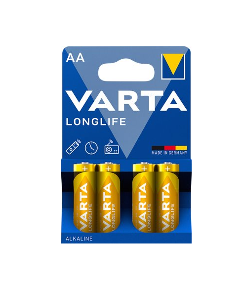 BATERIA VARTA LONGLIFE LR6/AA 1,5V ALKAICZNA