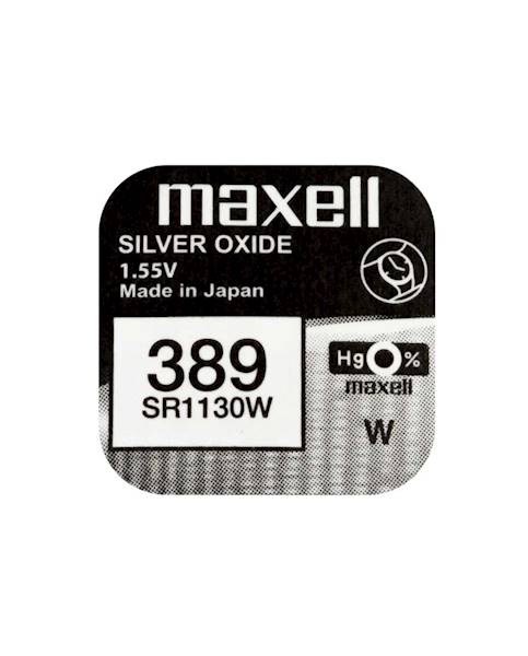 BATERIA MAXELL SR1130W/389 1,55V SREBROWA