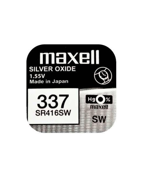 BATERIA MAXELL SR337SW/416 1,55V SREBROWA