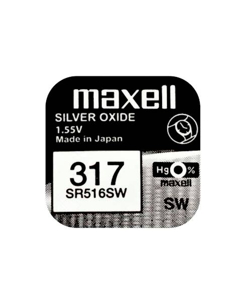 BATERIA MAXELL SR516SW/317 1,55V SREBROWA