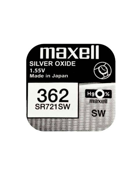 BATERIA MAXELL SR721SW/362/AG1 1,55V SREBROWA