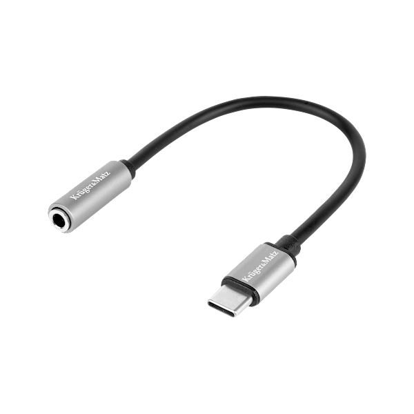 ADAPTER GN.JACK 3.5 -WT.USB C KRUGER&MATZ KM1245
