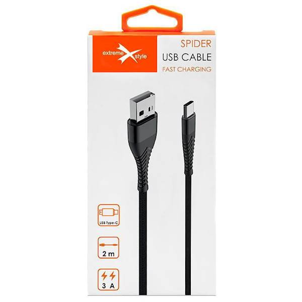 KABEL EXTREME&STYLE USB - TYP C 2M