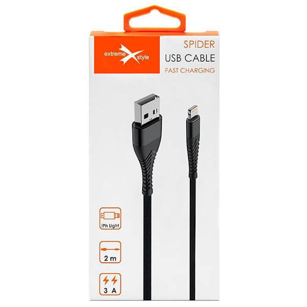 KABEL EXTREME&STYLE USB - LIGHTNING 2M