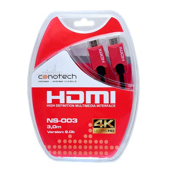 KABEL HDMI - HDMI CONOTECH 2.0 3M NS-003