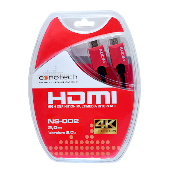 KABEL HDMI - HDMI CONOTECH 2.0 2M NS-002