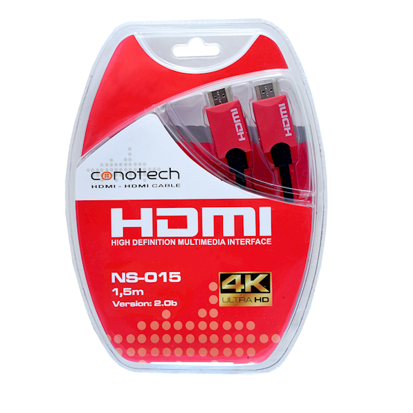 KABEL HDMI - HDMI CONOTECH 2.0 1,5M NS-015