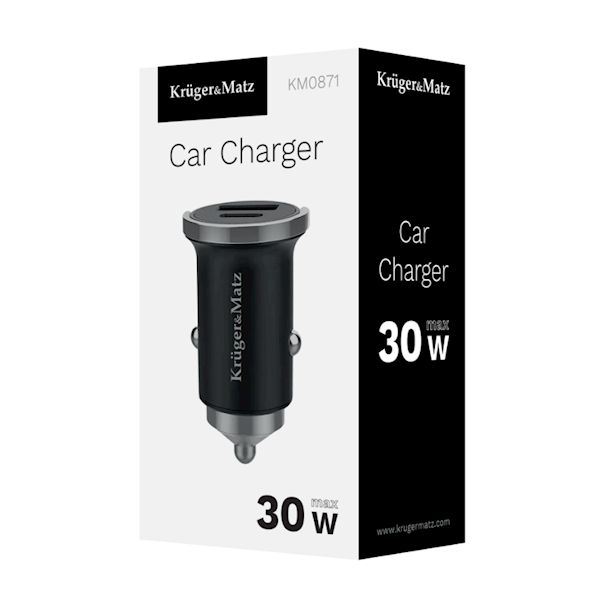 ŁADOWARKA SAM.KRUGER&MATZ USB / USB C 30W KM0871