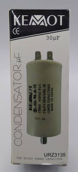 KONDENSATOR 30uF 450V DO SILNIKÓW JEDNOFAZOWYCH