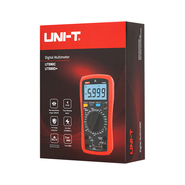 MIERNIK UNIWERSALNY UNI-T UT890D+