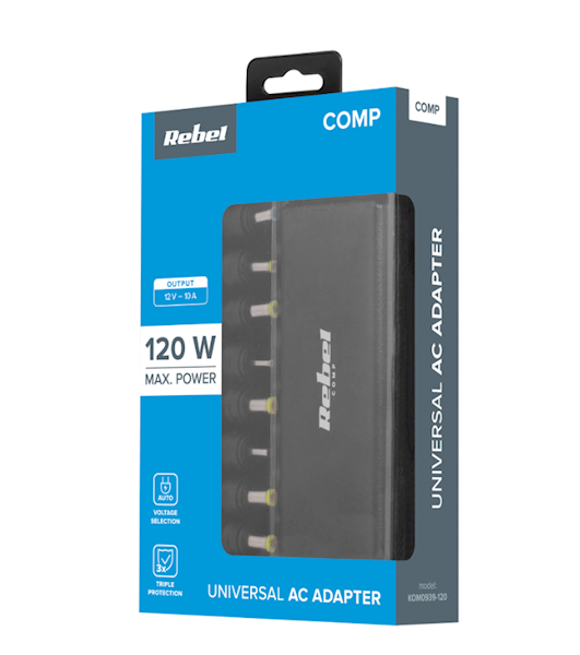ZASILACZ UNIWERSALNY REBEL 120W 12-19,5V