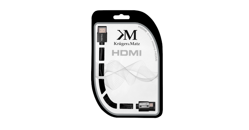 KABEL HDMI - MICRO HDMI 3m 4K KRUGER&MATZ KM0328