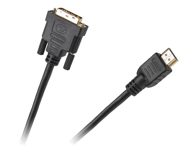 KABEL WTYK DVI - WTYK HDMI 1.8M CABLETECH