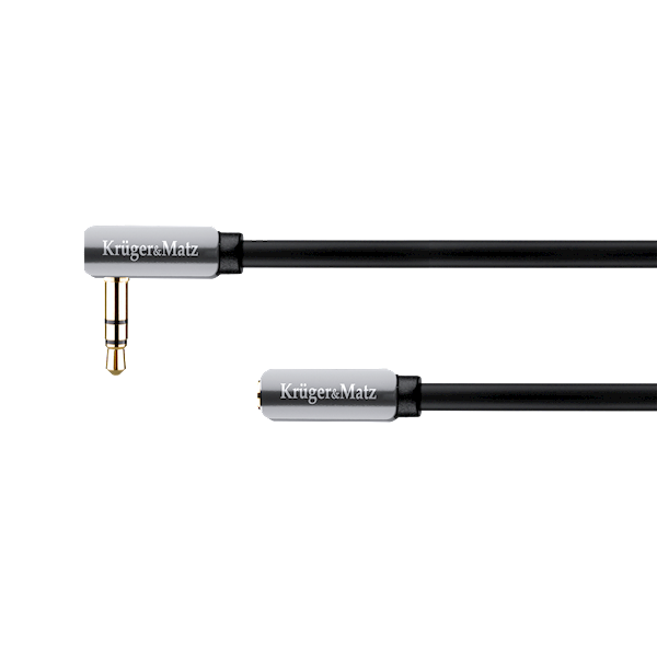 KABEL PRZEDŁUŻAJĄCY JACK 3.5 1M KRUGER&MATZ KM0315