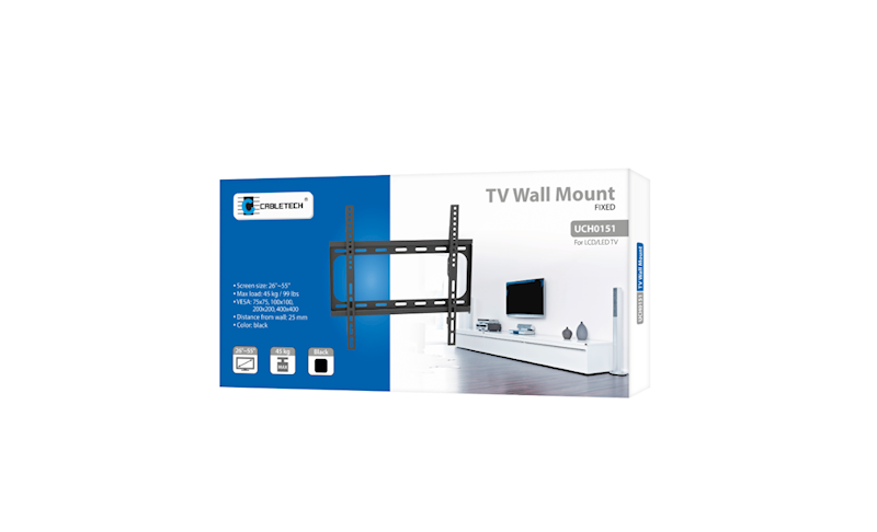 UCHWYT TV DO ŚCIANY 26-55" CABLETECH UCH0151