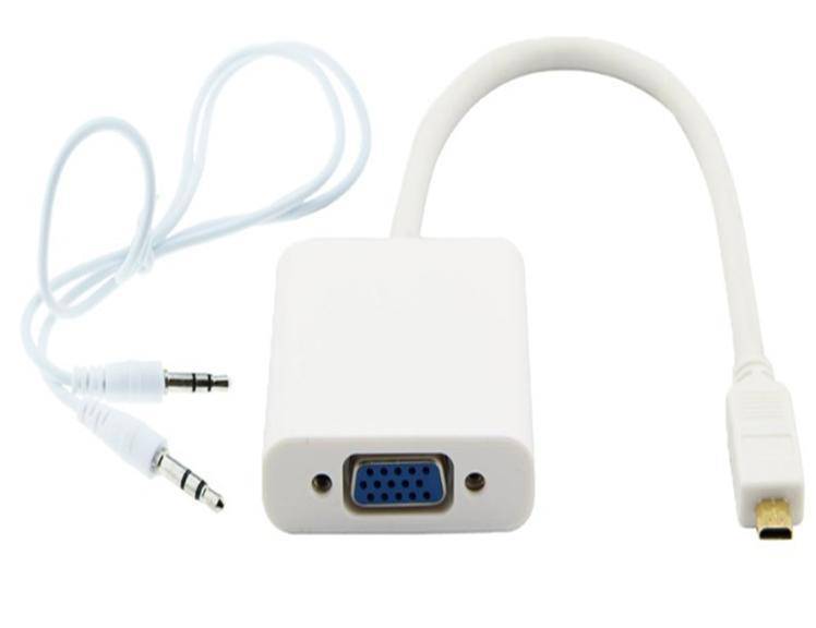 ZŁĄCZE WT.MICRO HDMI- VGA+AUDIO KOM0844