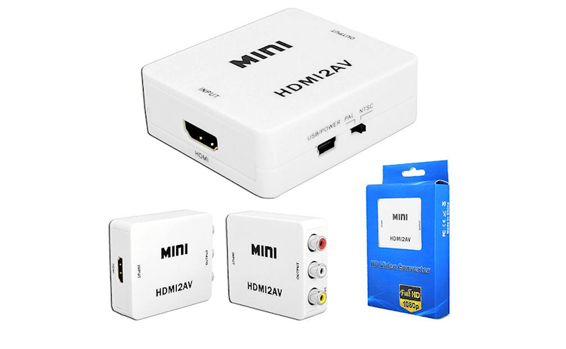 KONWERTER HDMI NA AV RCA CVBS + AUDIO LXHD129