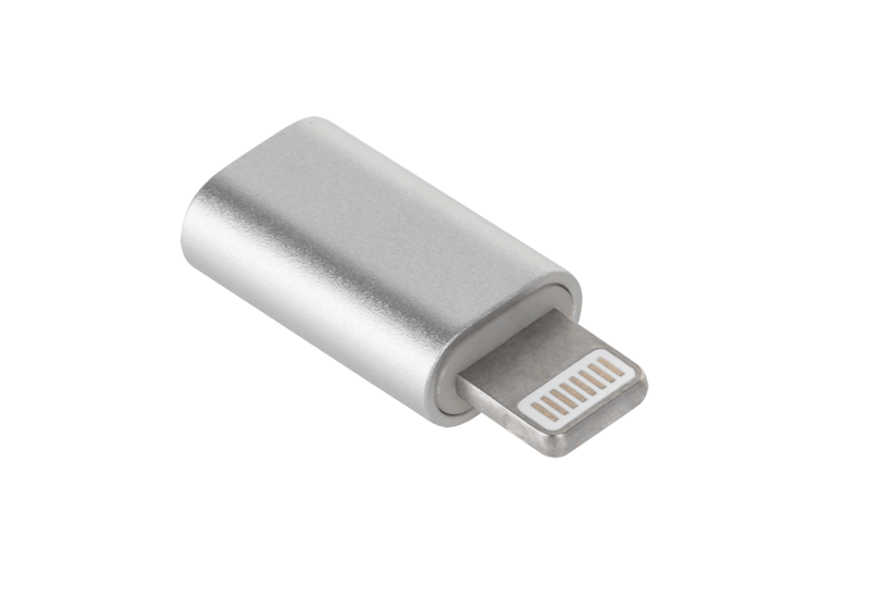 PRZEJŚCIÓWKA GN.MICRO USB-LIGHTNING M-LIFE ML0851W