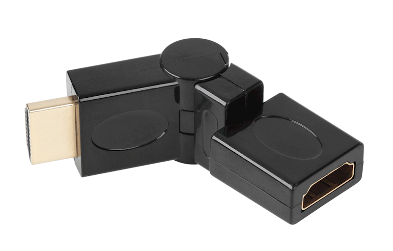 PRZEJŚCIE GN.HDMI- WT.HDMI Z ROTACJĄ 180° ZLA0852